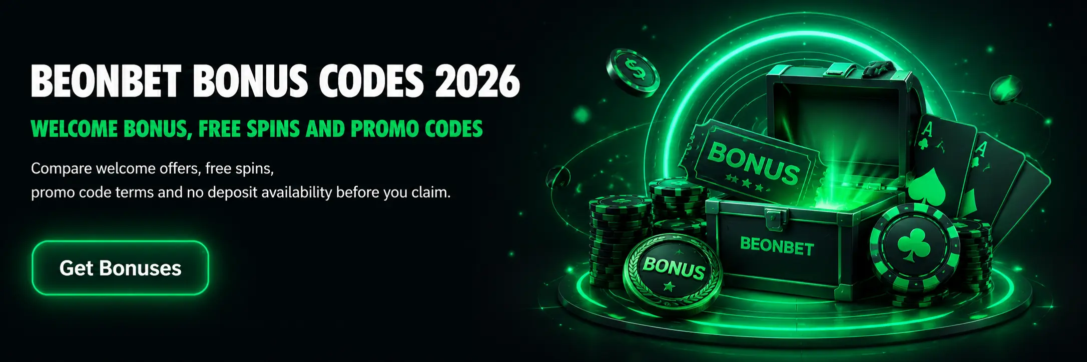 BeonBet casino bonus code